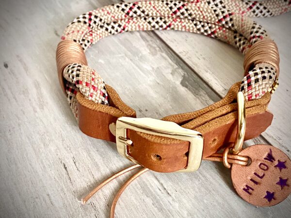 Tauleine-Tauhalsband-Set-"Burberry-Style"