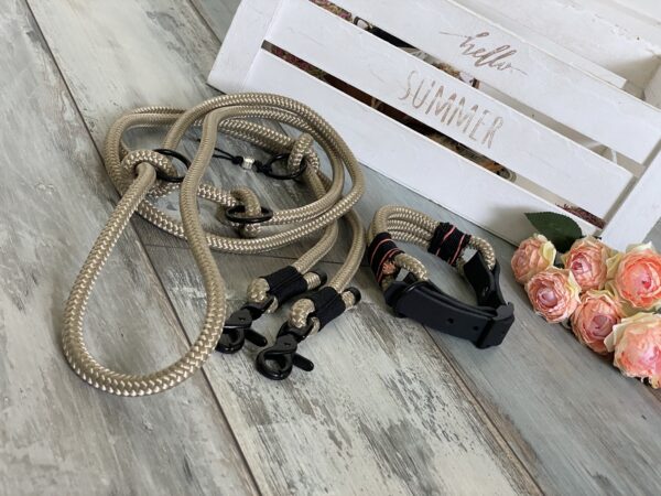 Tauleine und Halsband Set Handmade – Bild 8