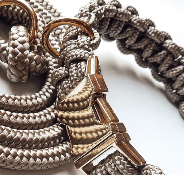 Tauleine und Makramee Halsband „ Rantum“ – Bild 6