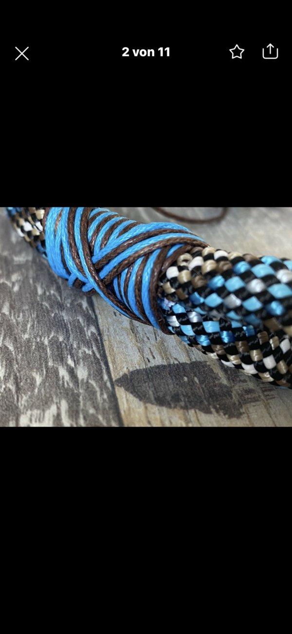 Hundeleine aus Tau mit Halsband „ Kompass „ – Bild 3