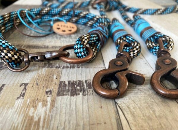 Hundeleine aus Tau mit Halsband „ Kompass „ – Bild 6