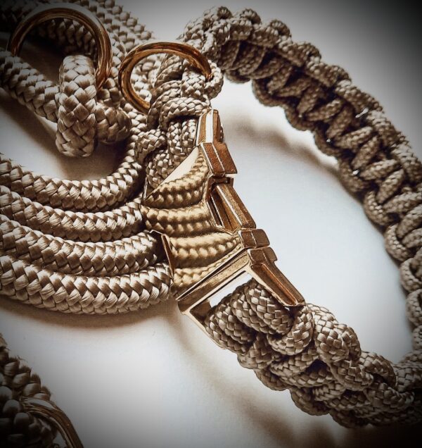Tauleine und Makramee Halsband „ Rantum“