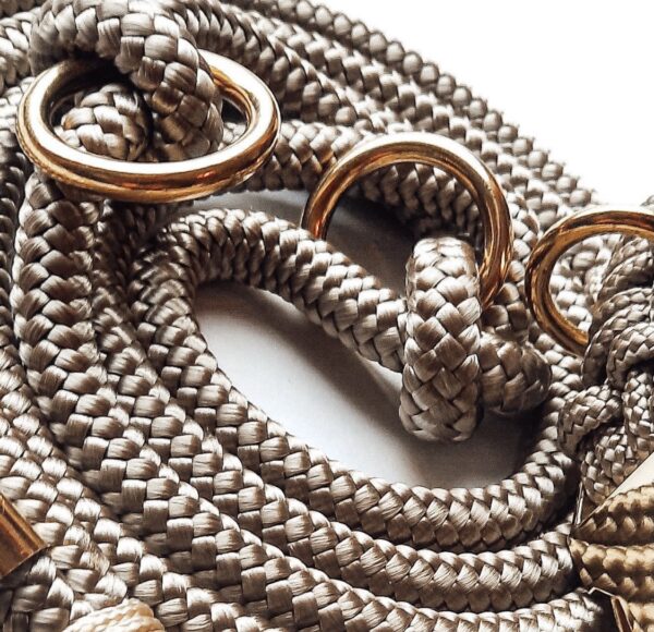 Tauleine und Makramee Halsband „ Rantum“ – Bild 2