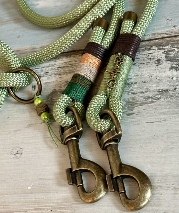 Tauleine und Halsband Set für große Hunde – Bild 5