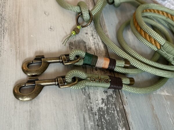 Tauleine und Halsband Set für große Hunde – Bild 7