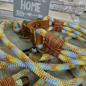 Tauleine und Haldband Set NordlichtSonne von NordlichtDogs