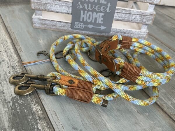 Tauleine und Haldband Set NordlichtSonne von NordlichtDogs – Bild 4