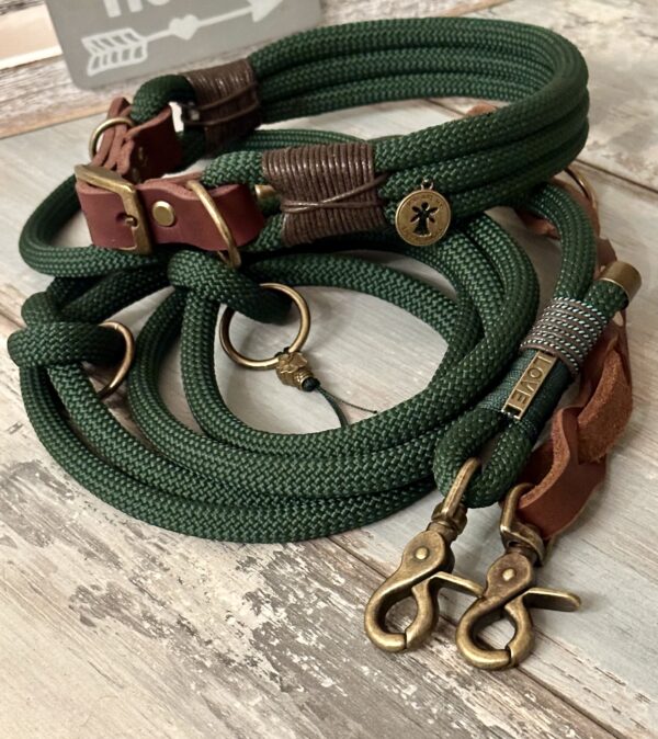 Tauleine und Halsband Set Forrest – Bild 3