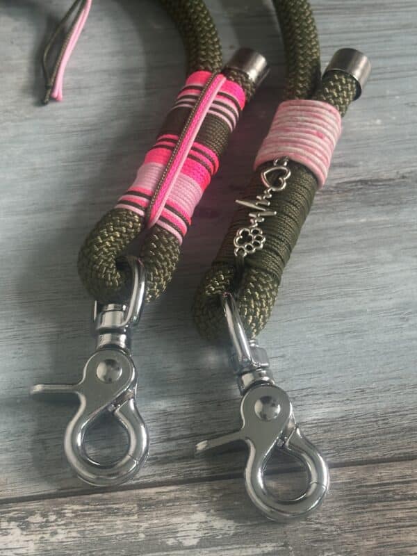 Army Green Tauleine und Halsband Set – Bild 4