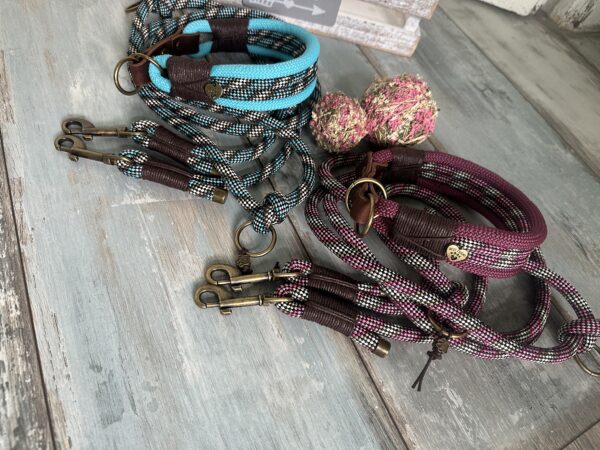 Zugstopphalsband Tauleinen Set – Bild 11