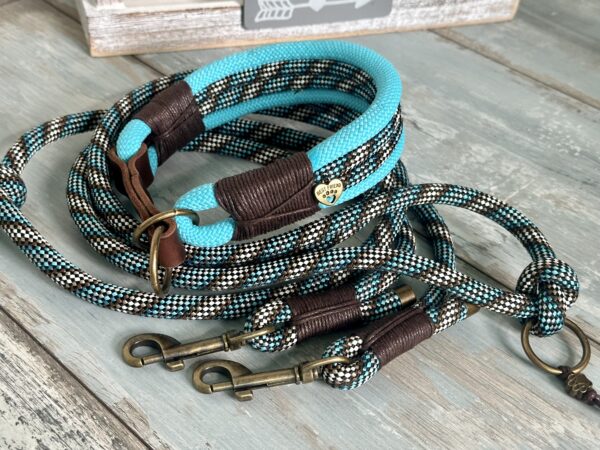 Zugstopp Halsband mit Tauleine – Bild 6