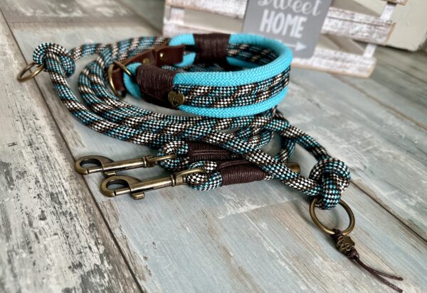 Zugstopp Halsband mit Tauleine – Bild 4