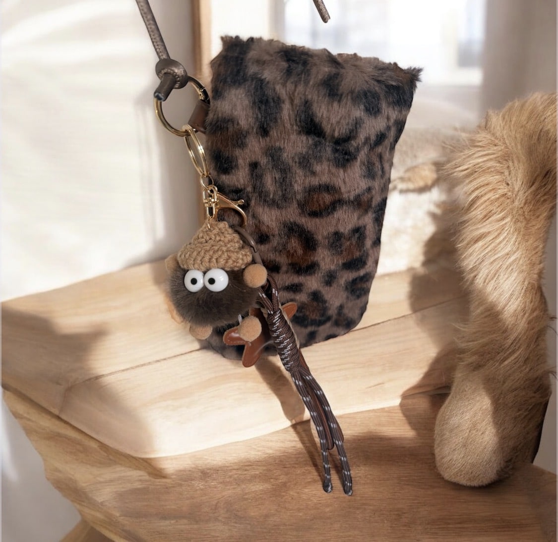 Gassitasche Leo aus Teddyfell