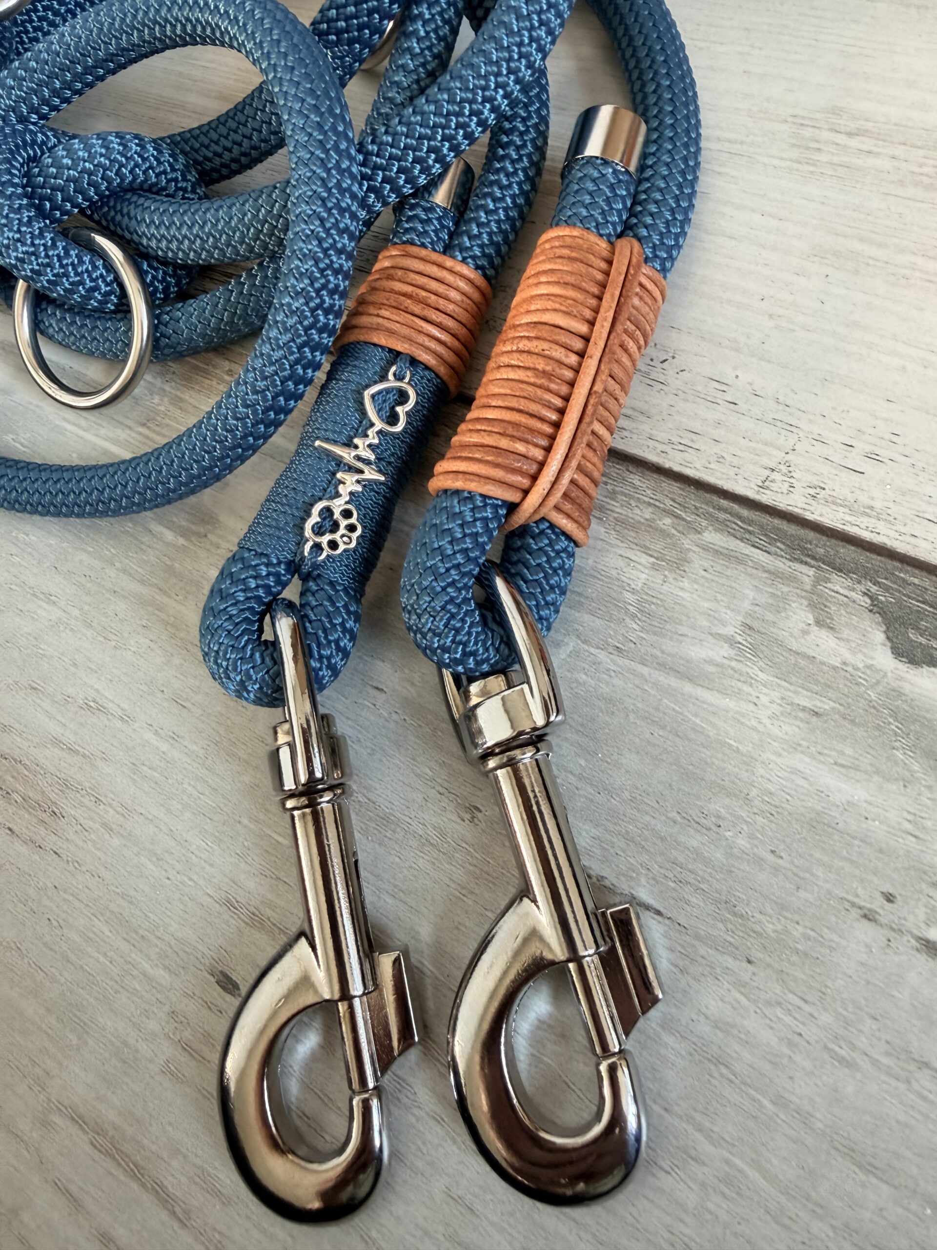 Tauleine und Halsband Set Petrol – Bild 10