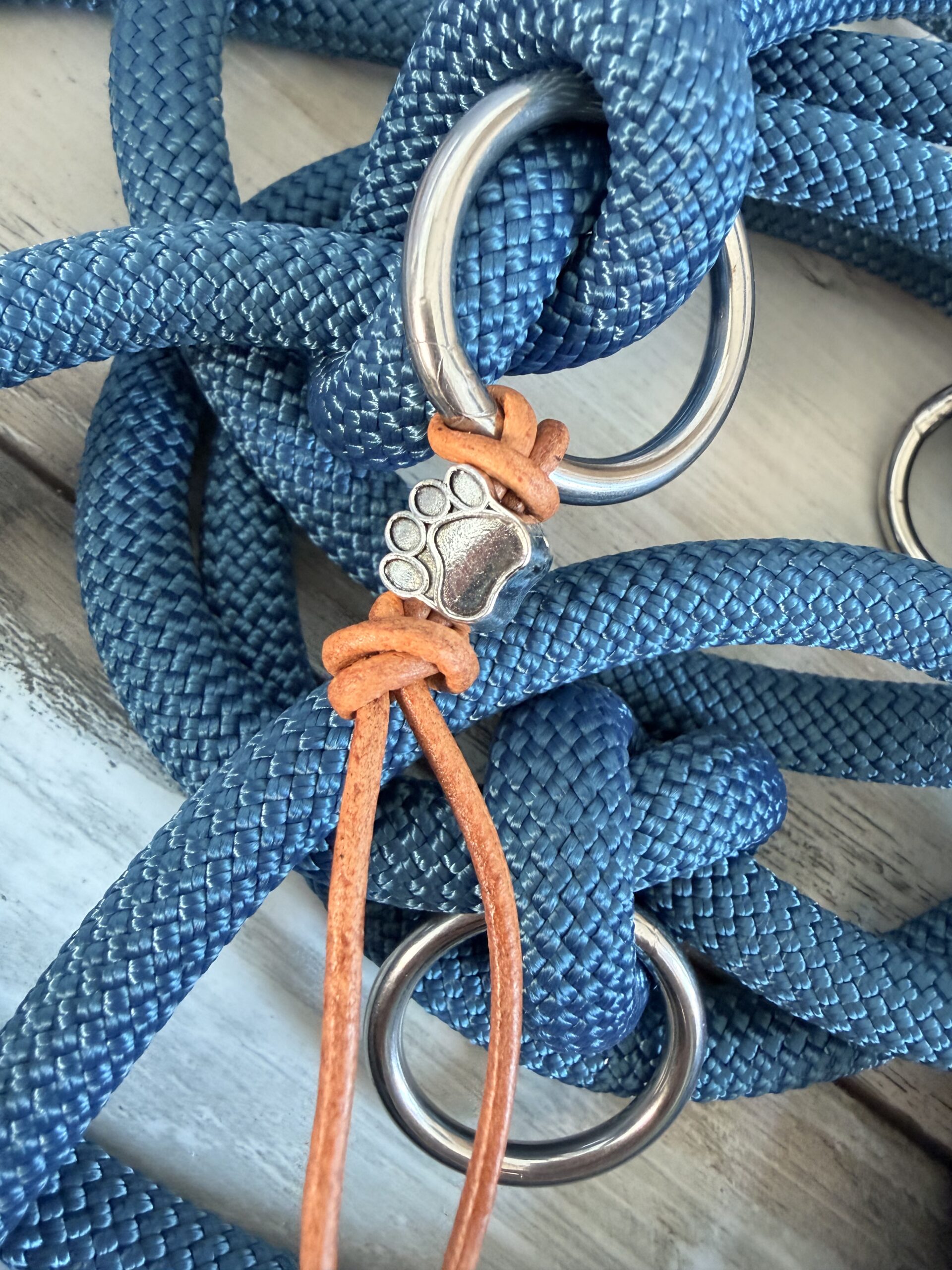 Tauleine und Halsband Set Petrol – Bild 9