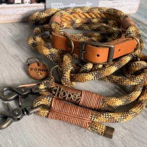 Tauleine und Halsband Set Vintage Desert