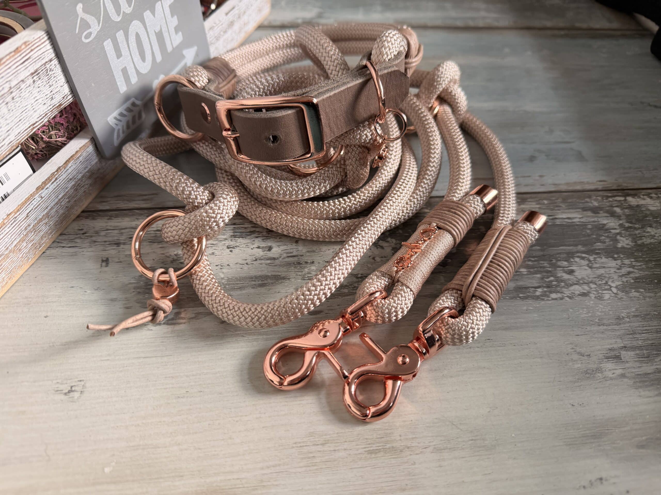 Hundeleine und Halsband Set „Ellenbogen“ – Bild 2
