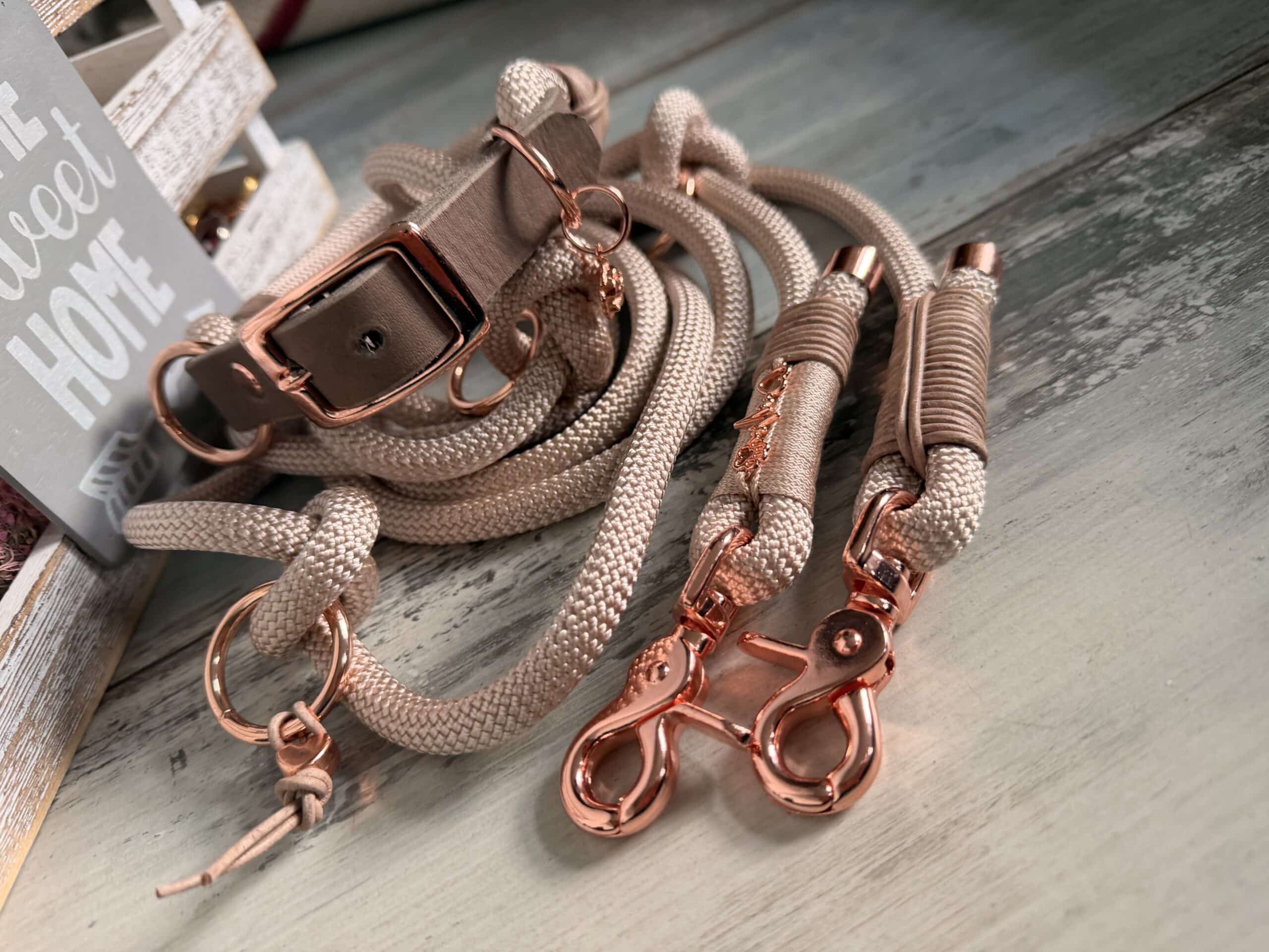 Hundeleine und Halsband Set „Ellenbogen“ – Bild 3