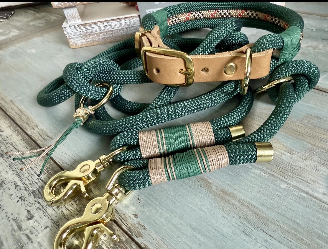 Hundeleine und Halsband Set „Denghoog“ – Bild 4